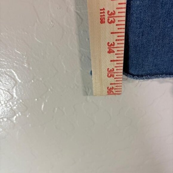 Veronica Beard Jeans Womens 27 Carson Ankle Flare High Rise Raw Hem Made USA - Picture 8 of 9